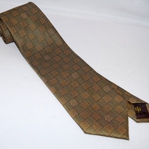 Authentic LOUIS VUITTON Tie Brown Checked